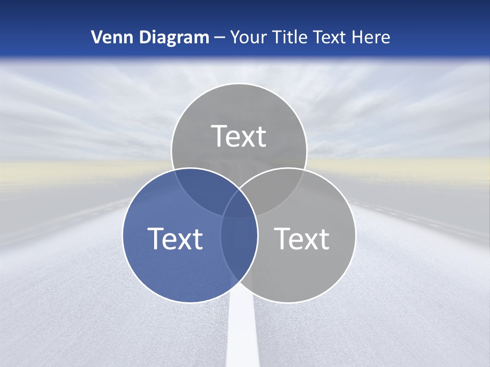 Highway/Motion Blur PowerPoint Template