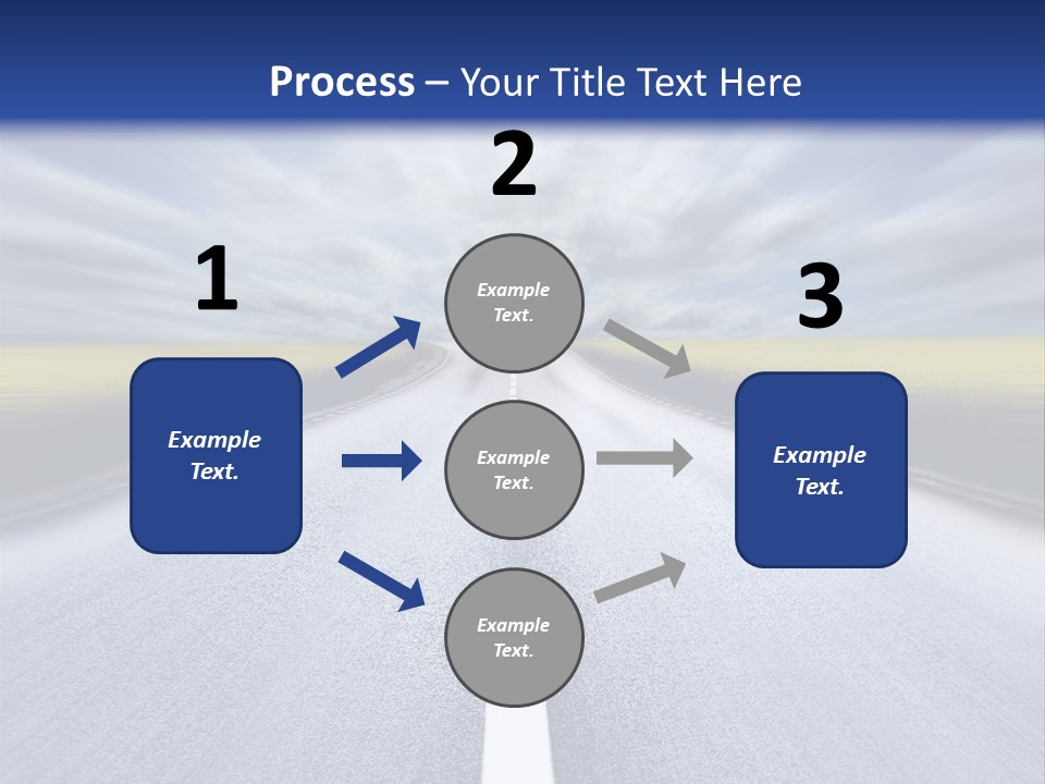Highway/Motion Blur PowerPoint Template
