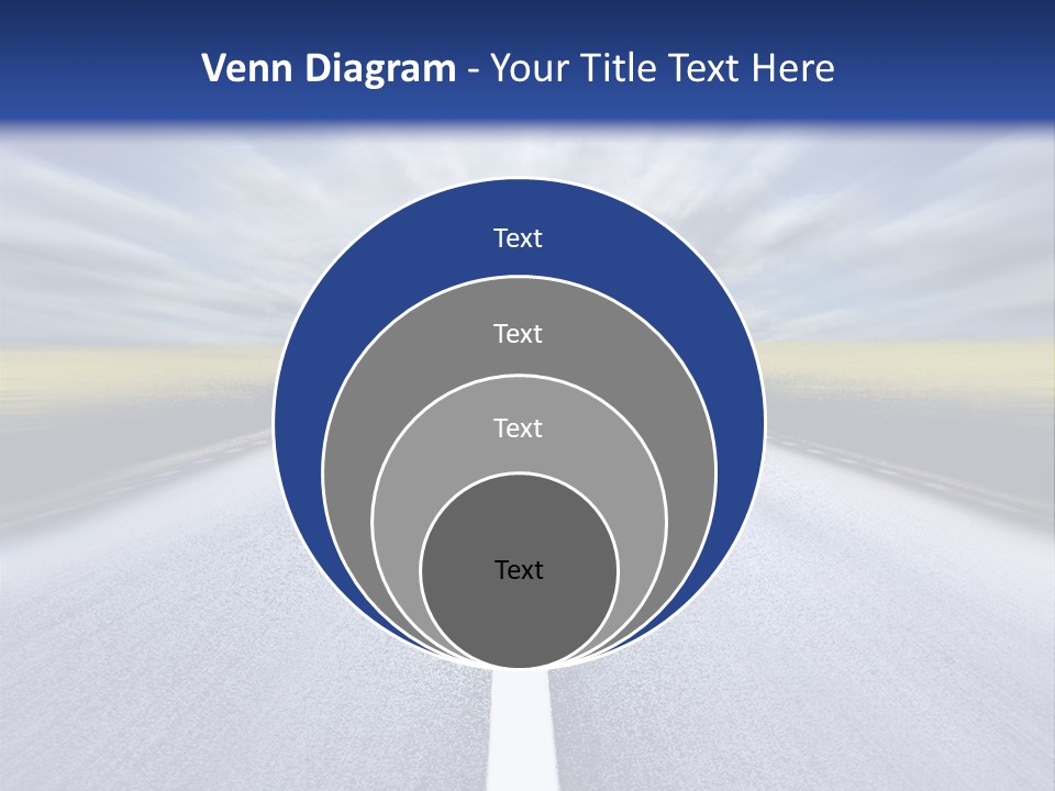 Highway/Motion Blur PowerPoint Template