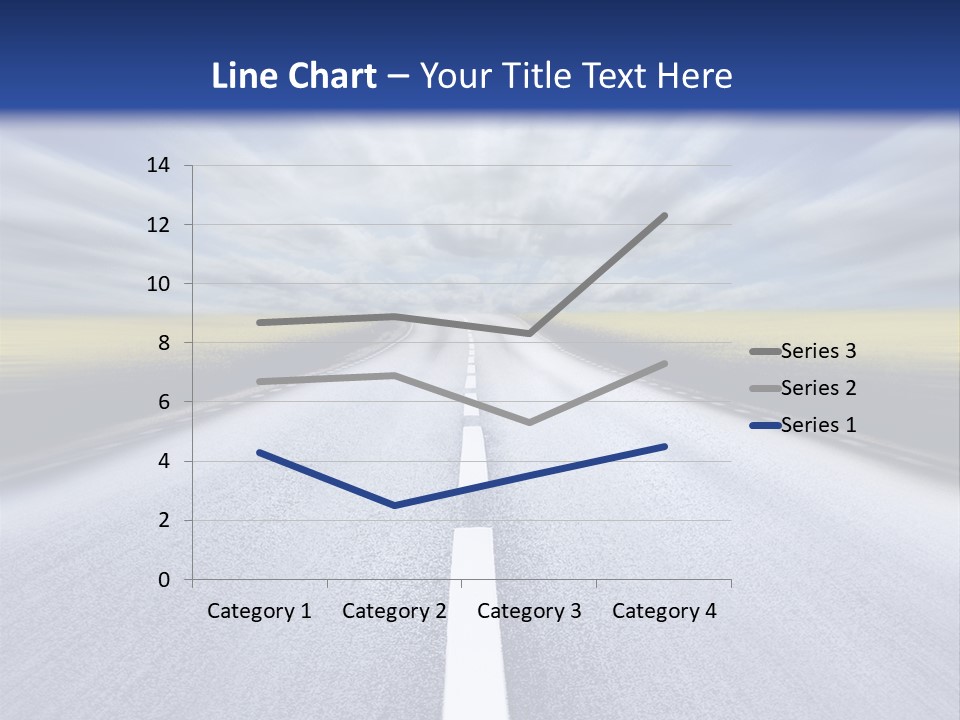 Highway/Motion Blur PowerPoint Template