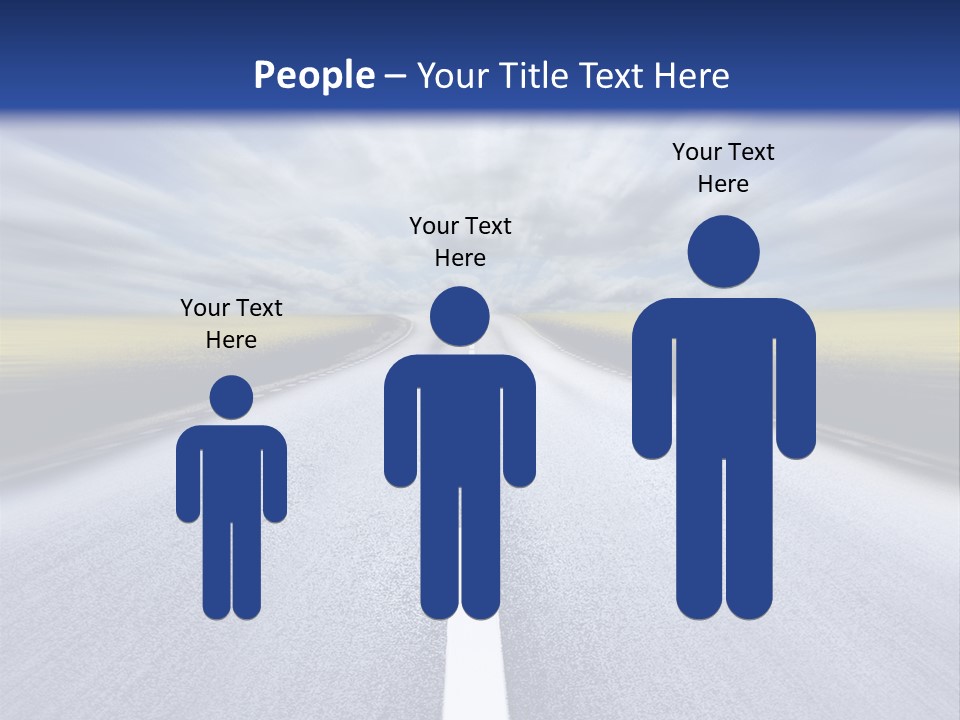 Highway/Motion Blur PowerPoint Template