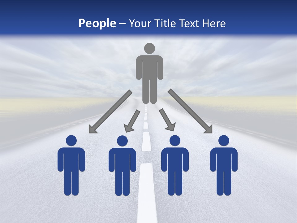 Highway/Motion Blur PowerPoint Template