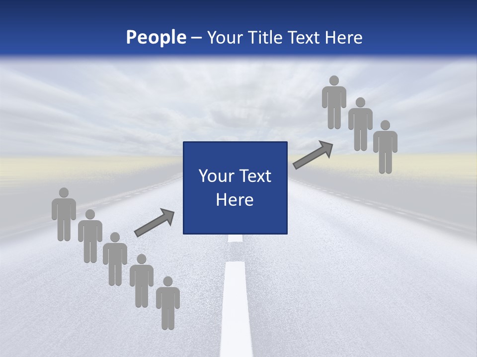 Highway/Motion Blur PowerPoint Template