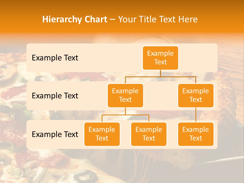 Supreme Pizza In Pan PowerPoint Template