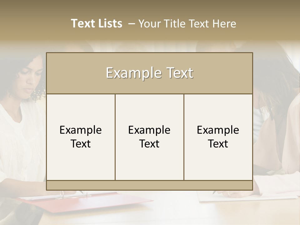 Adult Students Studying Together PowerPoint Template