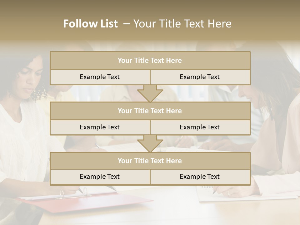Adult Students Studying Together PowerPoint Template