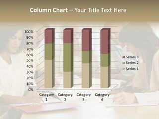 Adult Students Studying Together PowerPoint Template