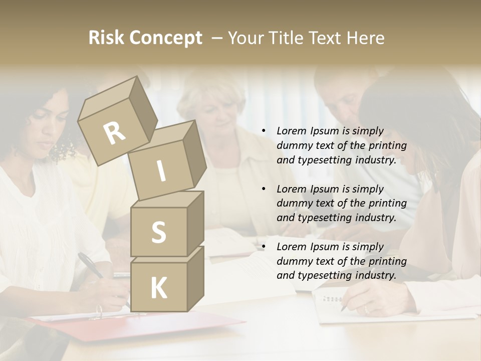 Adult Students Studying Together PowerPoint Template