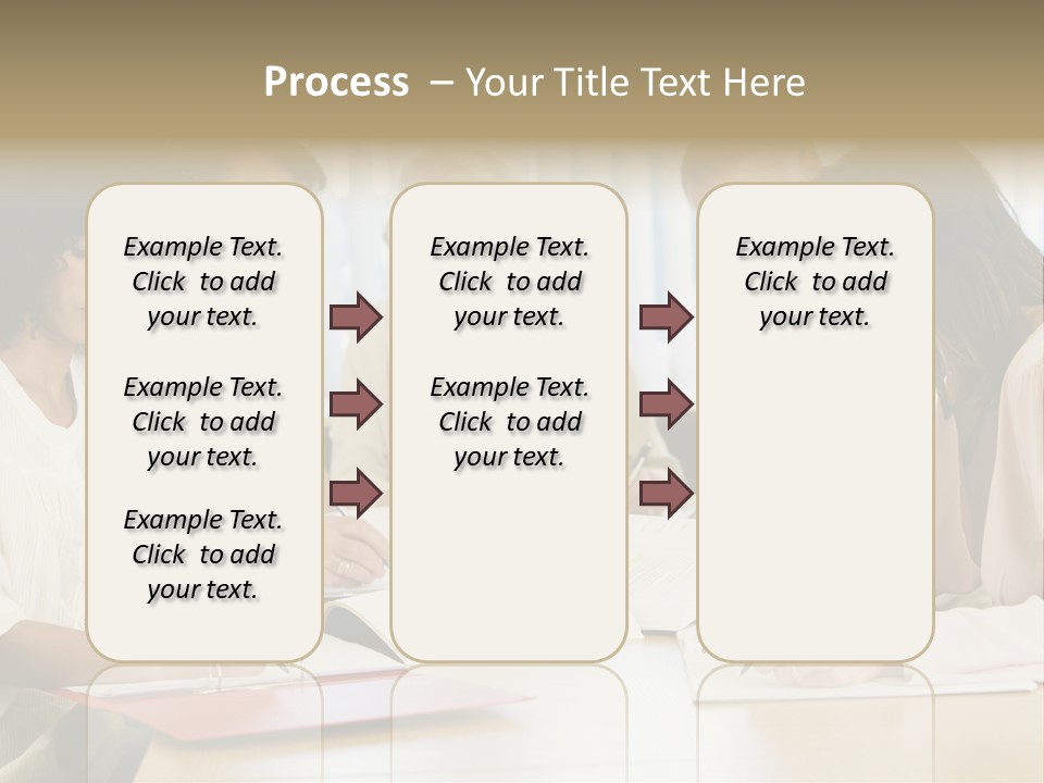 Adult Students Studying Together PowerPoint Template