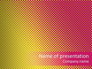 Pop Art Background Plain PowerPoint Template