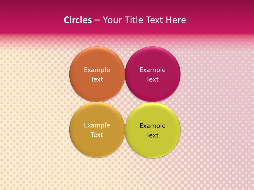 Pop Art Background Plain PowerPoint Template