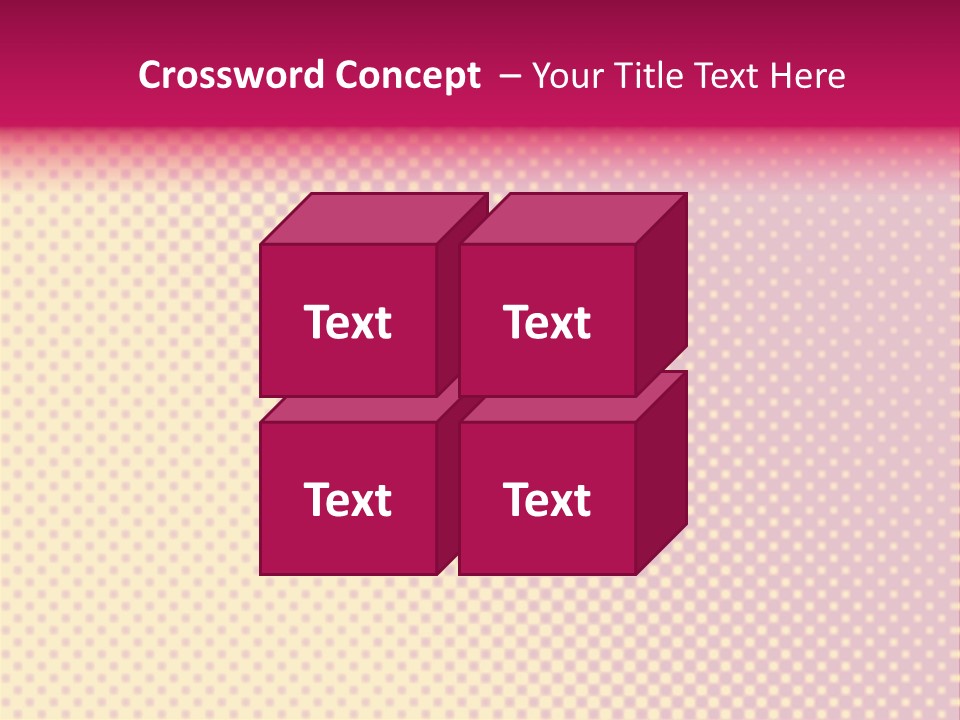 Pop Art Background Plain PowerPoint Template