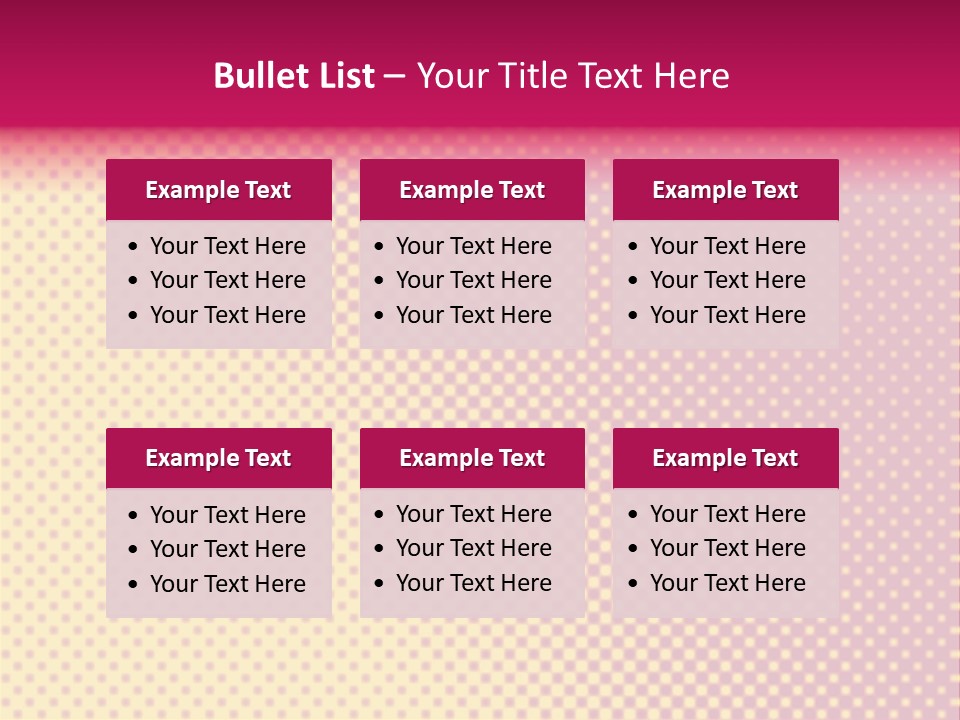 Pop Art Background Plain PowerPoint Template