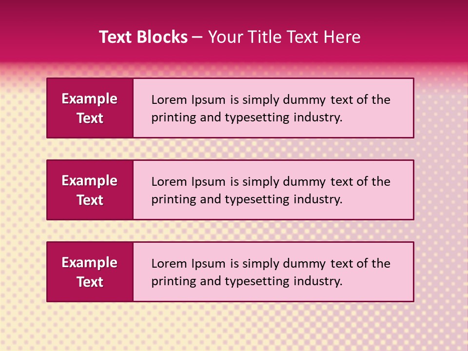 Pop Art Background Plain PowerPoint Template