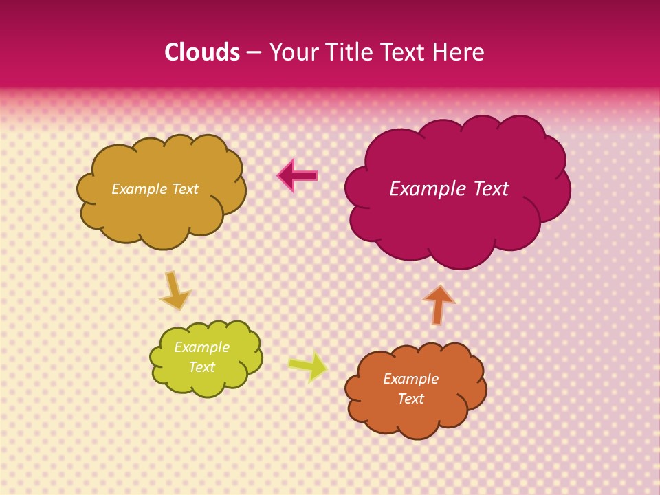 Pop Art Background Plain PowerPoint Template