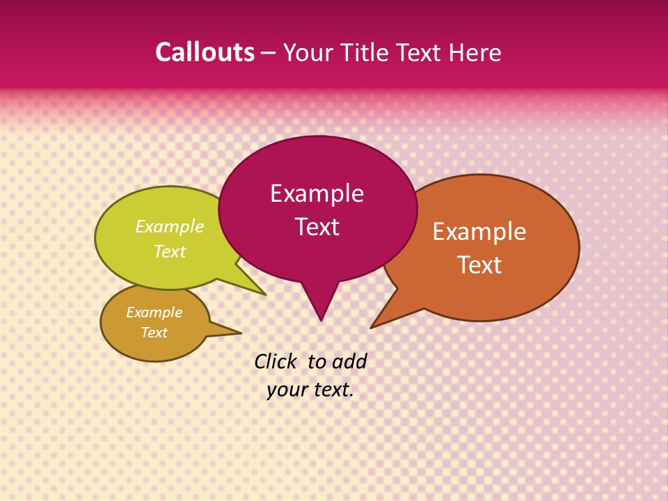 Pop Art Background Plain PowerPoint Template