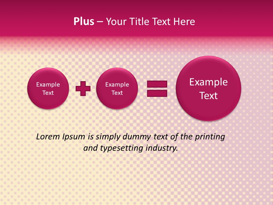 Pop Art Background Plain PowerPoint Template