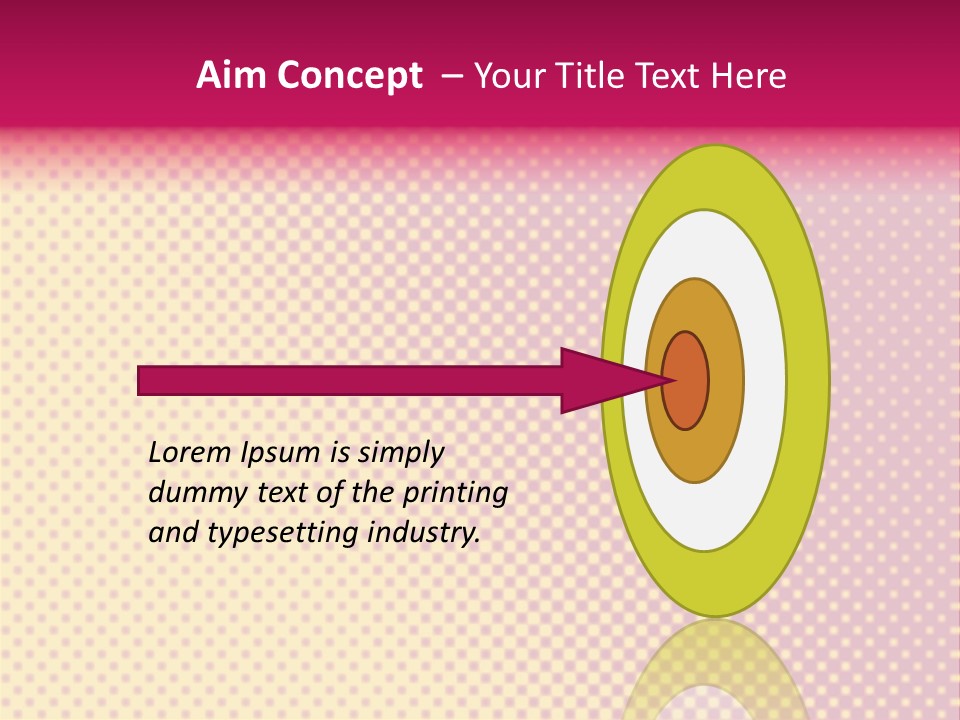 Pop Art Background Plain PowerPoint Template