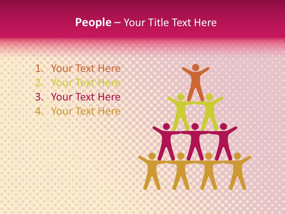 Pop Art Background Plain PowerPoint Template