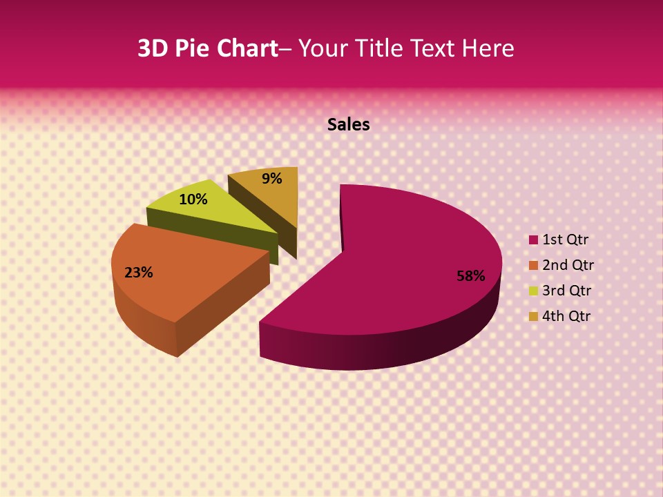 Pop Art Background Plain PowerPoint Template