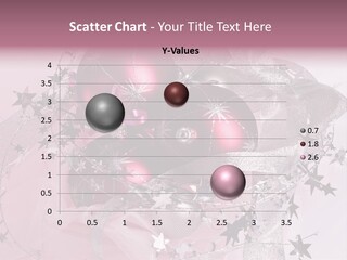 Christmas Series: Still Life With Three Pink Balls PowerPoint Template