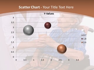 Health Care Worker And Elderly Woman In Wheelchair Needs Help PowerPoint Template