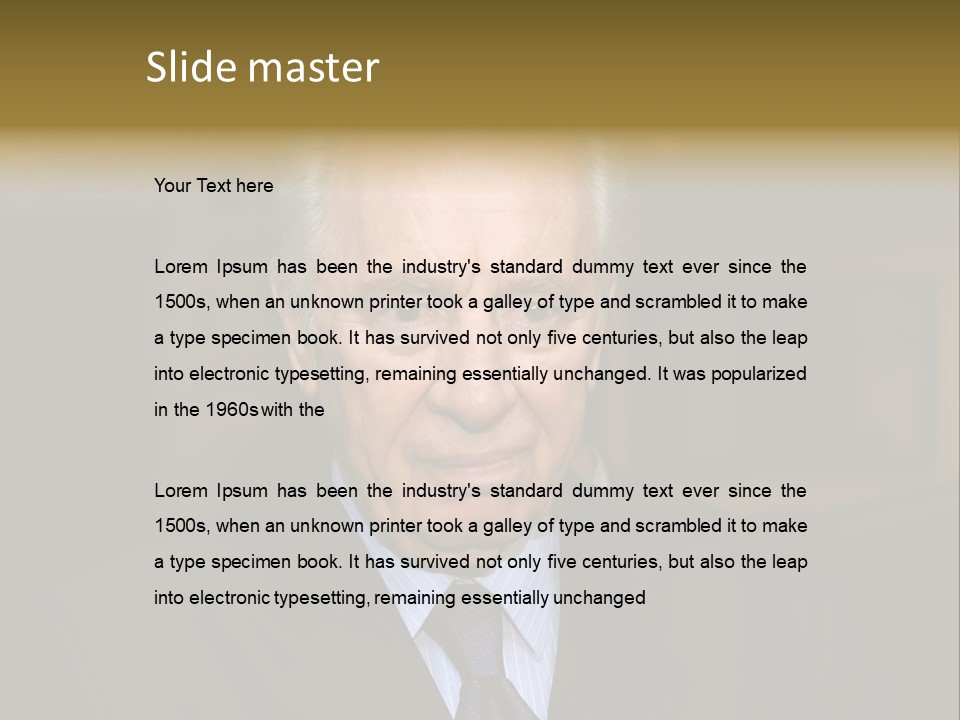 Jerusalem, August 26,2006: President The State Of Israel Shymon Peres Converses With The Journalists In The Israeli Parliament (Knesset) On August 26 Jerusalem, Israel. PowerPoint Template