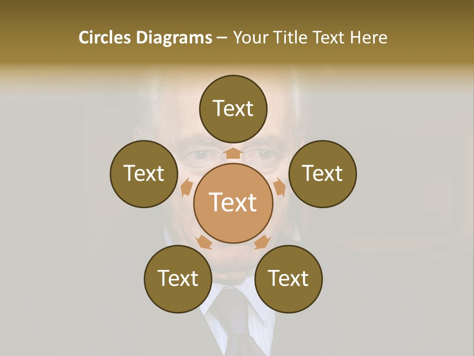 Jerusalem, August 26,2006: President The State Of Israel Shymon Peres Converses With The Journalists In The Israeli Parliament (Knesset) On August 26 Jerusalem, Israel. PowerPoint Template