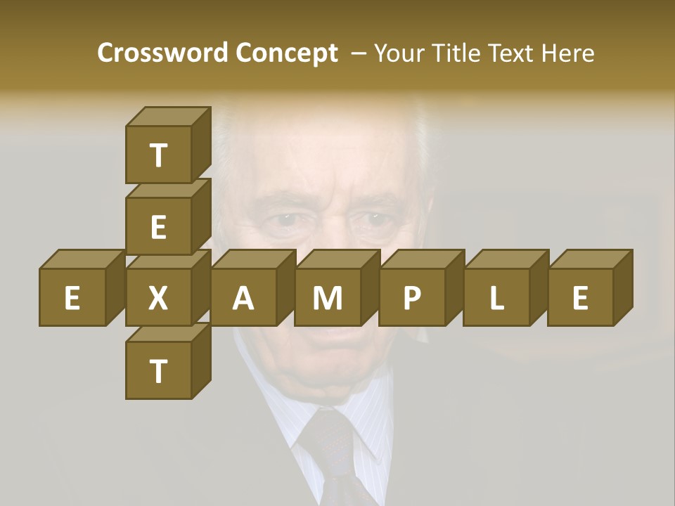 Jerusalem, August 26,2006: President The State Of Israel Shymon Peres Converses With The Journalists In The Israeli Parliament (Knesset) On August 26 Jerusalem, Israel. PowerPoint Template