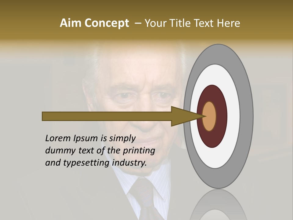 Jerusalem, August 26,2006: President The State Of Israel Shymon Peres Converses With The Journalists In The Israeli Parliament (Knesset) On August 26 Jerusalem, Israel. PowerPoint Template