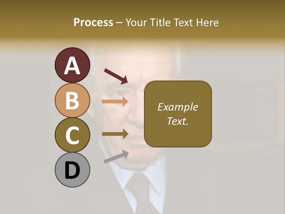 Jerusalem, August 26,2006: President The State Of Israel Shymon Peres Converses With The Journalists In The Israeli Parliament (Knesset) On August 26 Jerusalem, Israel. PowerPoint Template