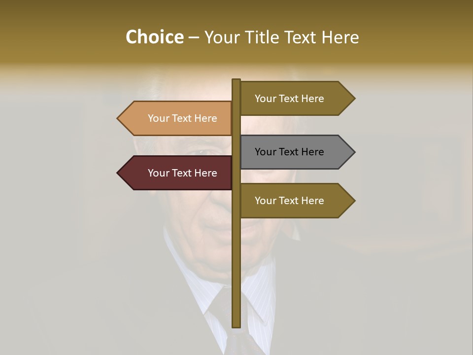 Jerusalem, August 26,2006: President The State Of Israel Shymon Peres Converses With The Journalists In The Israeli Parliament (Knesset) On August 26 Jerusalem, Israel. PowerPoint Template