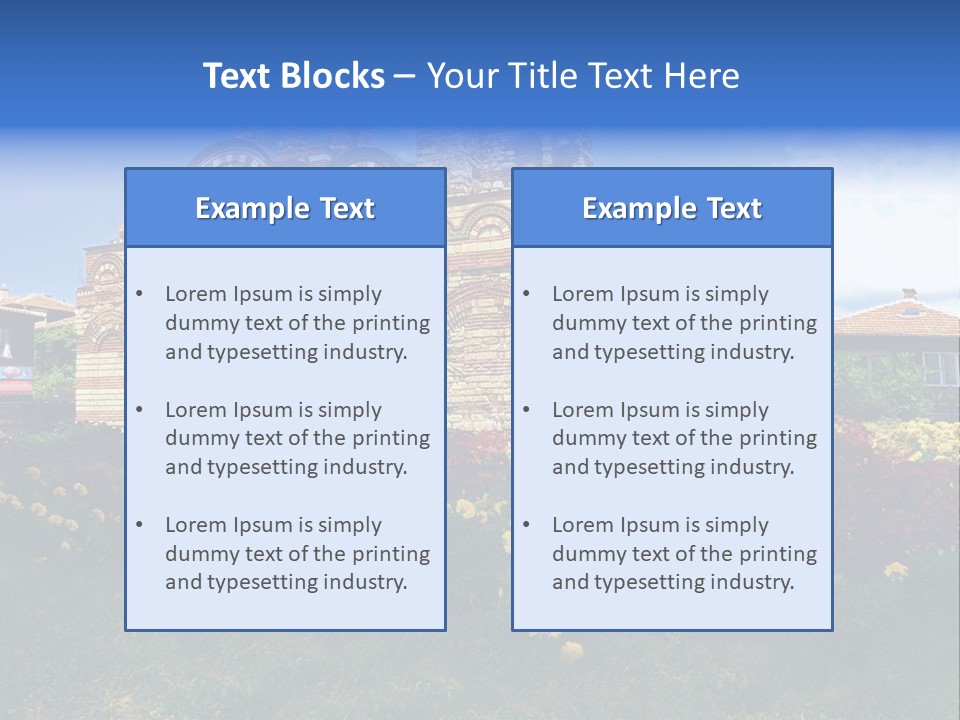 Old Construction In Nesebar PowerPoint Template