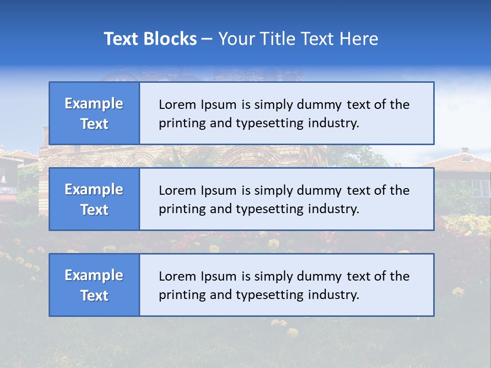 Old Construction In Nesebar PowerPoint Template