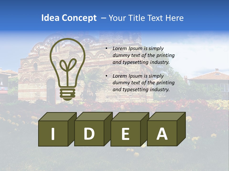 Old Construction In Nesebar PowerPoint Template
