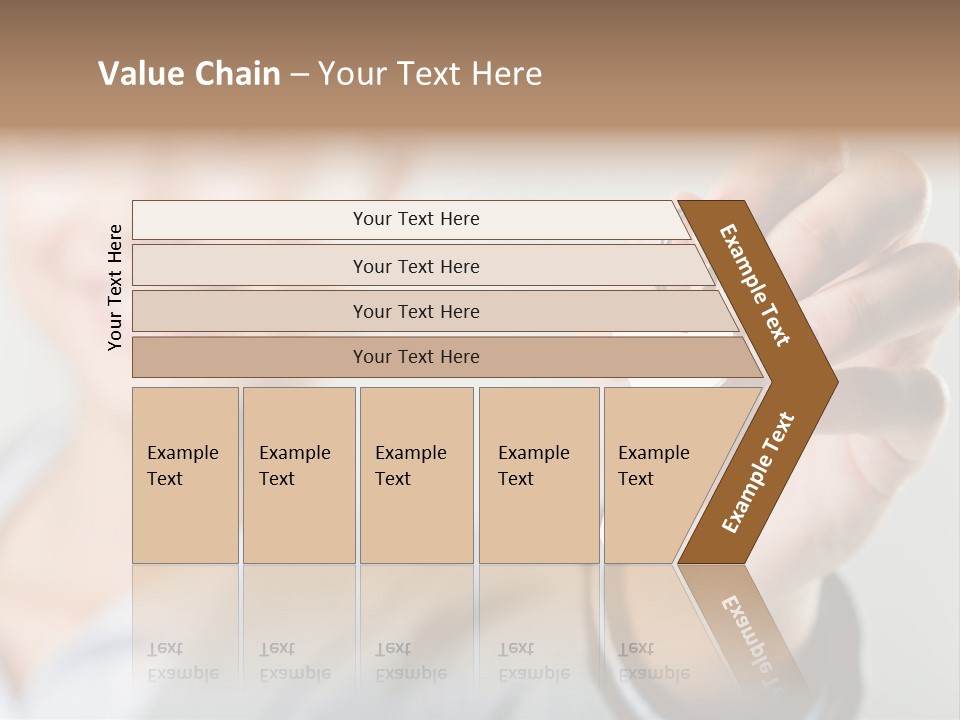 Photo Of Happy Woman├В??S Hand Holding New Key And Pointing It At Camera PowerPoint Template