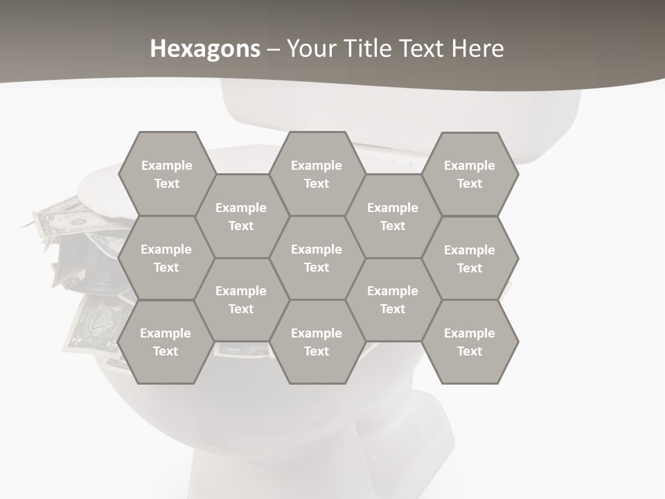 Flush With Cash PowerPoint Template