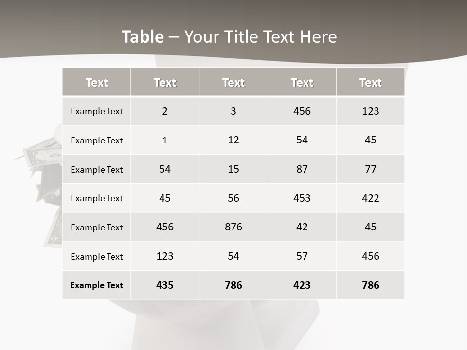 Flush With Cash PowerPoint Template