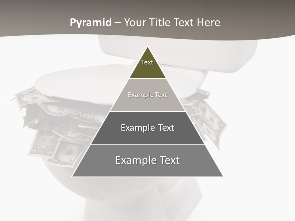 Flush With Cash PowerPoint Template