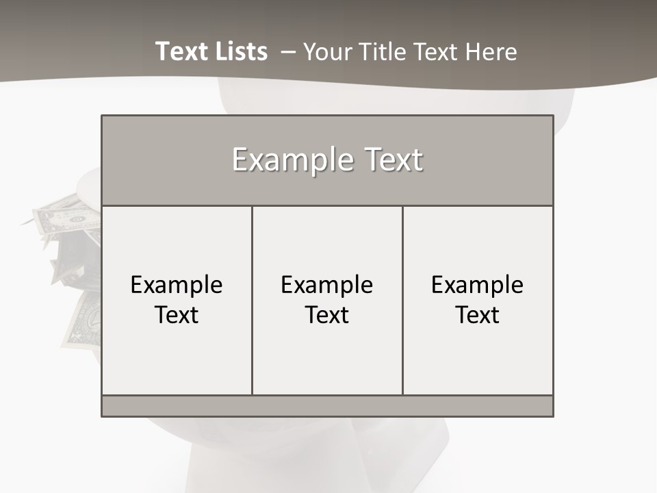Flush With Cash PowerPoint Template