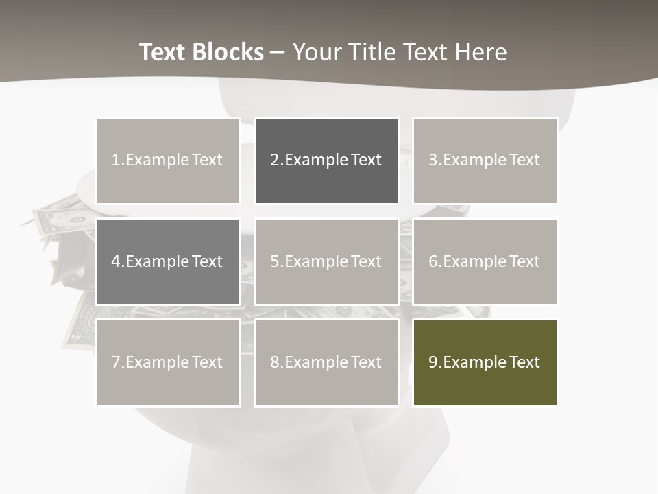 Flush With Cash PowerPoint Template