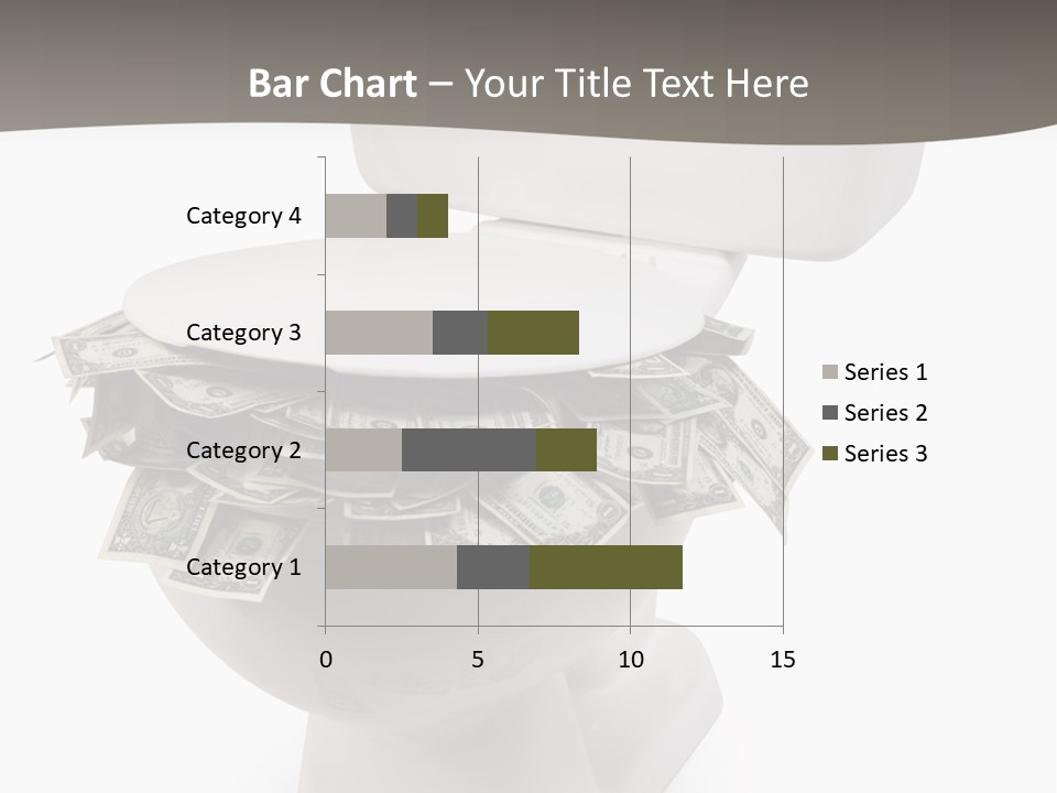Flush With Cash PowerPoint Template