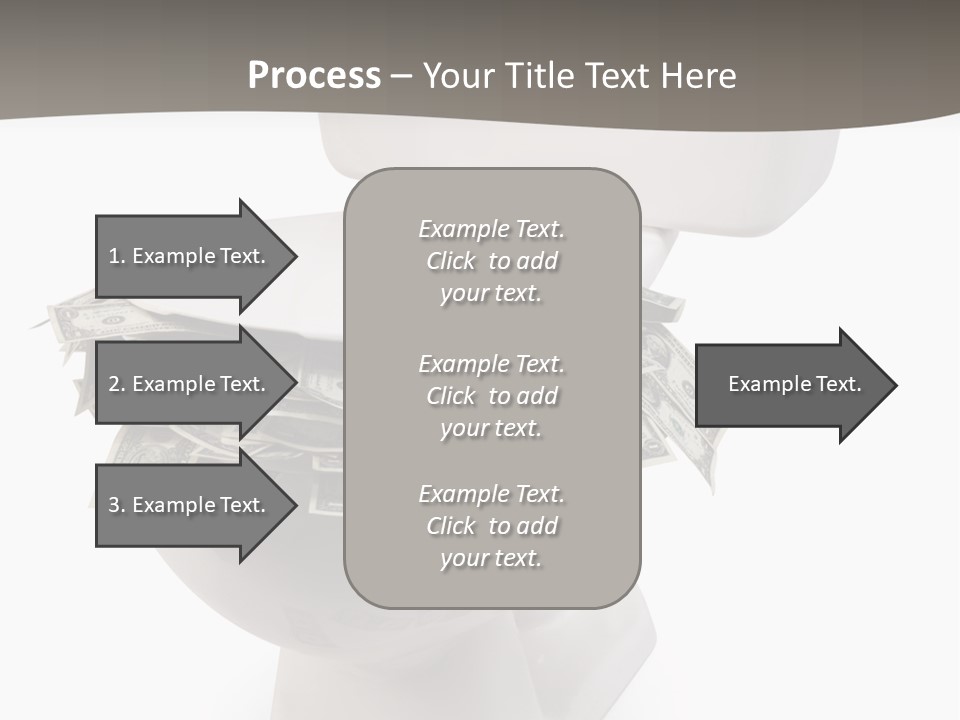 Flush With Cash PowerPoint Template