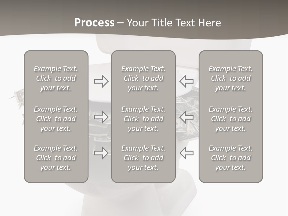 Flush With Cash PowerPoint Template