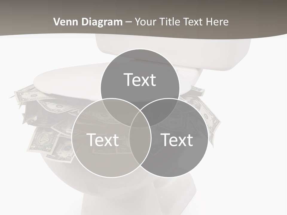 Flush With Cash PowerPoint Template