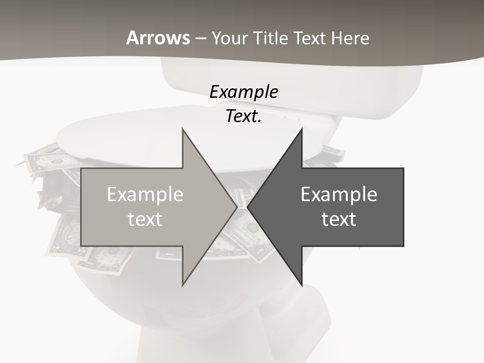 Flush With Cash PowerPoint Template