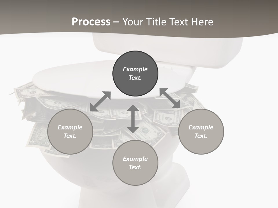 Flush With Cash PowerPoint Template