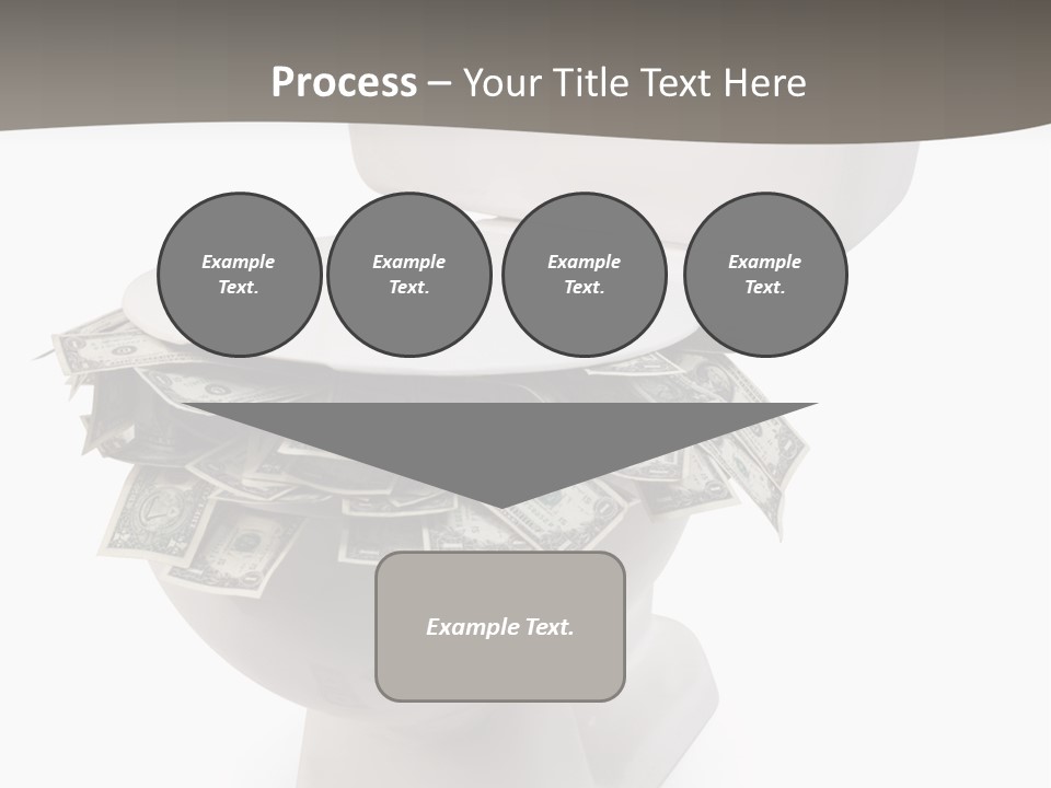 Flush With Cash PowerPoint Template