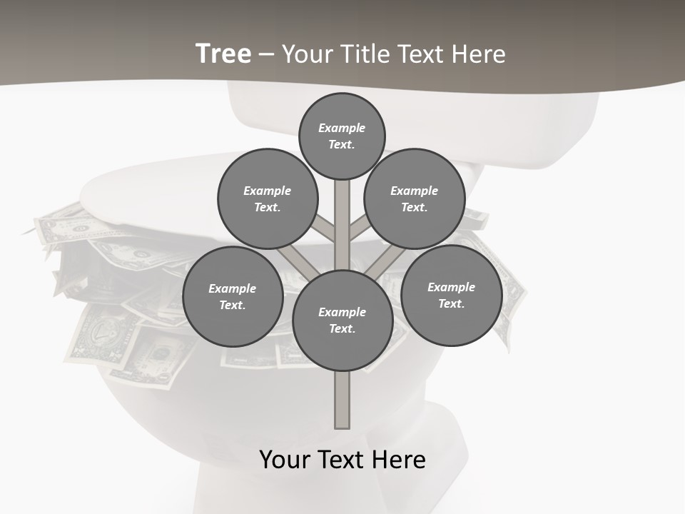 Flush With Cash PowerPoint Template