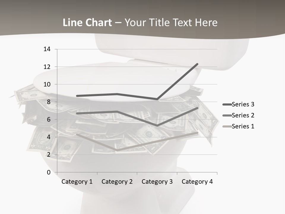 Flush With Cash PowerPoint Template